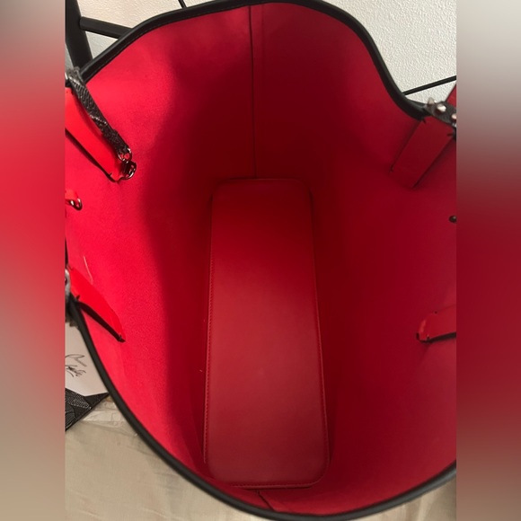 Brand NWT Christian Louboutin Cabata Monogram Toile Large Tote Bag and Pouch - Picture 5 of 15